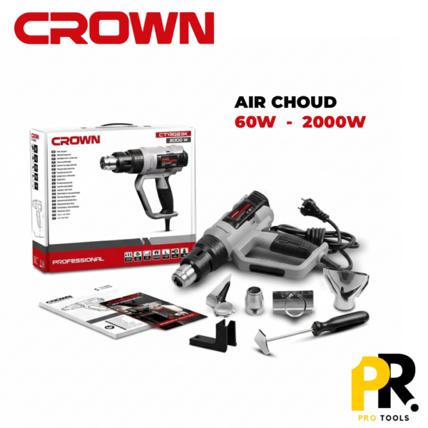 AIR CHOUD / DECAPEUR THERMIQUE ELECTRIQUE 2000W |  CT19023K جهاز تسخين الهواء