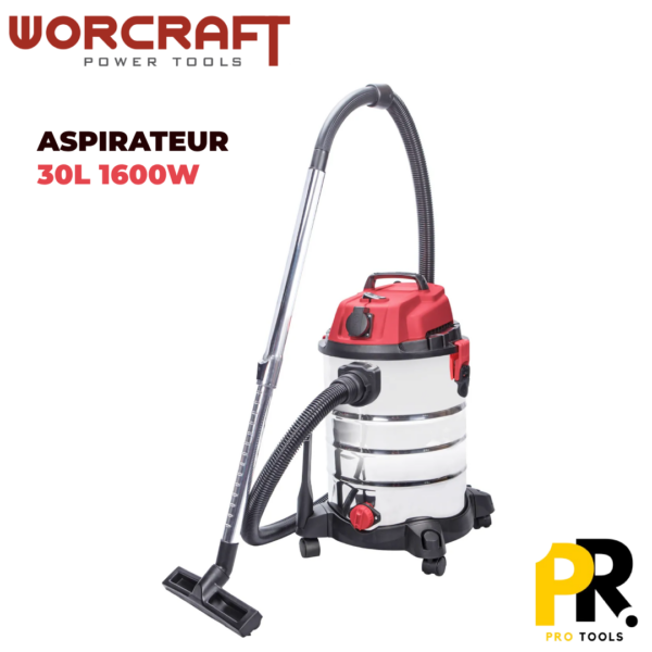 ASPIRATEURWORCRAFT30L.png ASPIRATEUR 30L 1600W WORCRAFT | VC16-30L الة شفط الغبار
