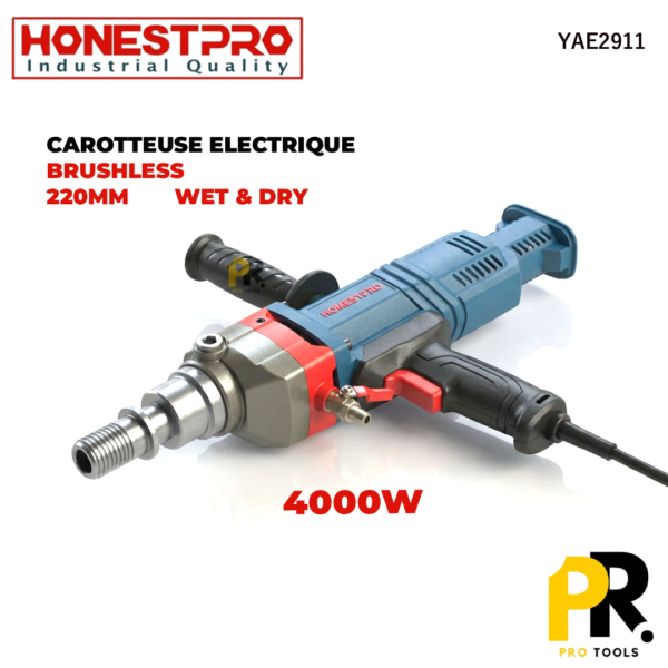 CAROTTEUSEELECTRIQUE220MM4000WBRUSHLESSHONESTPRO_YAE29111PROTOOLS.png CAROTTEUSE ELECTRIQUE 220MM 4000W BRUSHLESS HONESTPRO | YAE2911 آلة حفر