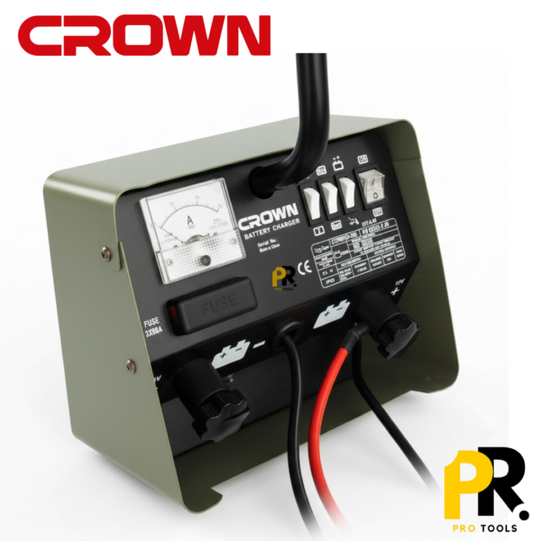 CHARGEUR DEMARREUR 12V-24V 520A 900W CROWN | CT37008 شاحن وبادئ تشغيل للسيارات