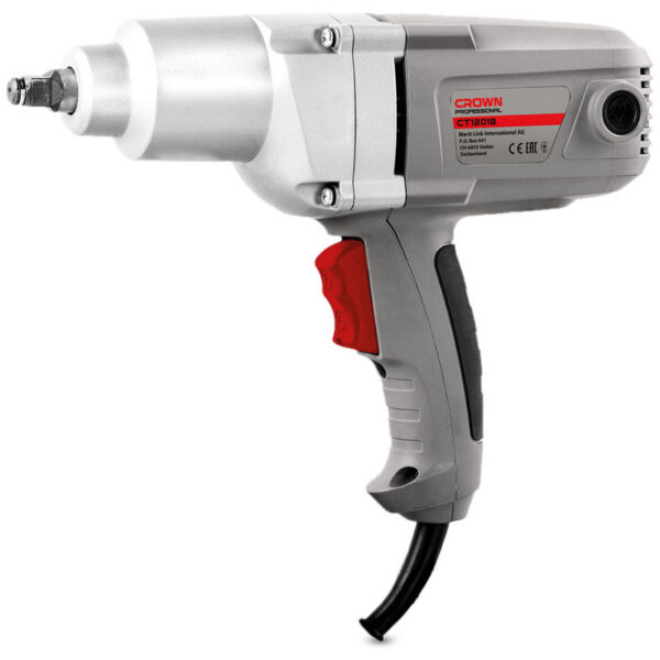 CLE A CHOC BOULONNEUSE ELECTRIQUE 900W 320NM 1/2" CROWN CT12018 مفك براغي بالصدم
