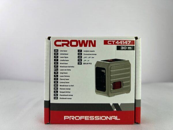 NIVEAU LASER 2 LIGNES 30M CROWN | CT44147 المستوى الليزري بخطين