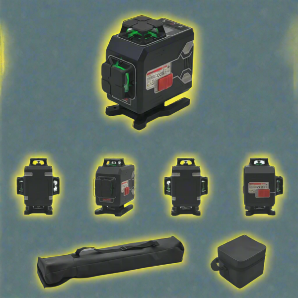 CT44150-2.png NIVEAU LASER 4D 16 LIGNES AVEC PERCHE 5M CROWN | CT44150