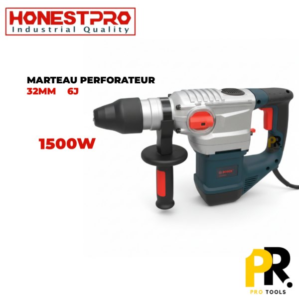 MARTEAUPERFORATEUR1500W32MM6JHONESTPRO_YAE21981PROTOOLS.png MARTEAU PERFORATEUR 1500W 32MM 6J HONESTPRO | YAE2198 مثقاب ثقب الصخور