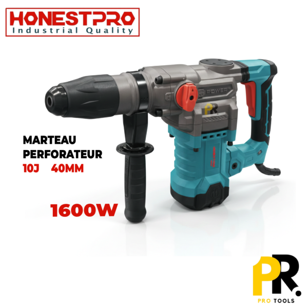 MARTEAUPERFORATEUR1600W40MM10JHONESTPRO_YAE22721PROTOOLS.png MARTEAU PERFORATEUR 1600W 40MM 10J HONESTPRO | YAE2272 مثقاب ثقب الصخور