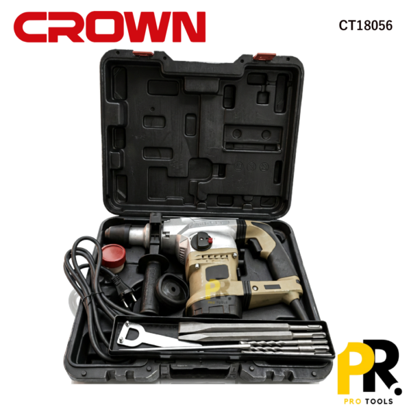 MARTEAU_PERFORATEUR_1250W_32MM_SDS_PLUS_5J_MAGNESIUM_CROWN___CT18056_2_PROTOOLS.png MARTEAU PERFORATEUR 1250W 32MM SDS PLUS 5J MAGNESIUM CROWN | CT18056 مثقاب متعدد الاستعمالات