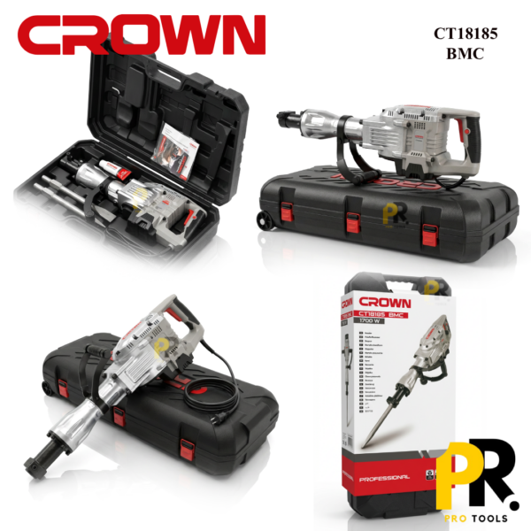 MARTEAU_PIQUEUR_1700W_45J_1300_BPM_CROWN___CT18185_2_PROTOOLS.png MARTEAU PIQUEUR 1700W 45J 1300 BPM CROWN | CT18185 مطرقة تكسير
