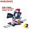 SCIE A ONGLET ELECTRIQUE 1400W 210MM 45 DEGREE WORCRAFT | MST14-210 الة تقطيع الخشب والالمنيوم