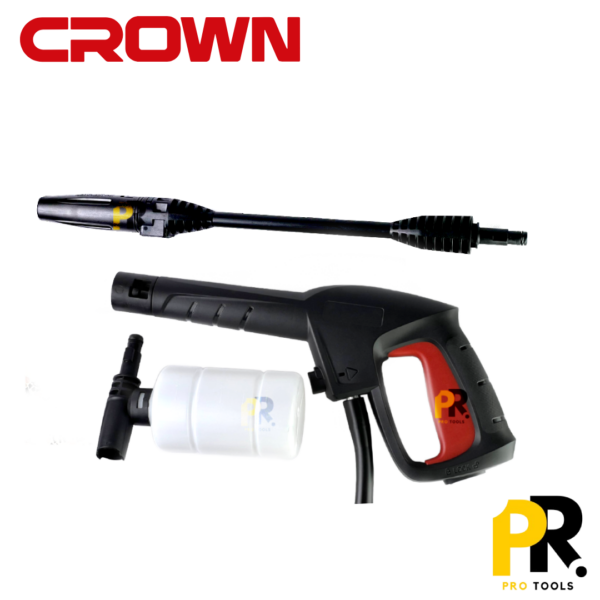 NETTOYEUR HAUTE PRESSION 100BAR 1400W CROWN | CT42089 جهاز التنظيف بالضغط العالي
