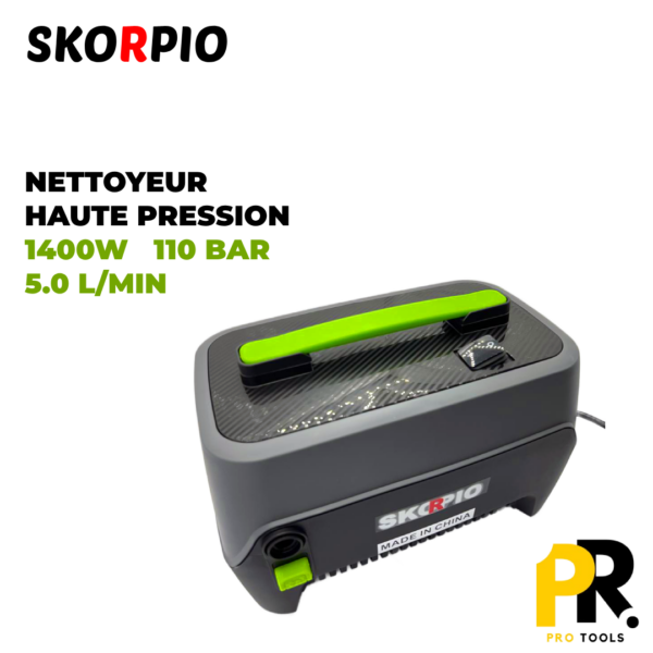 NHP110BARPORTATIFSKORPIO.png NETTOYEUR HAUTE PRESSION 110BAR 1400W SKORPIO | LT217-1400 جهاز التنظيف المحمول بالضغط العالي