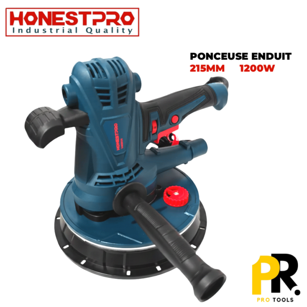 PONCEUSE ENDUIT 215MM 1200W HONESTPRO | YAE2803 مكينة صنفرة الحوائط الجافة