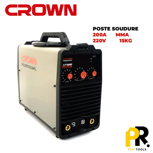 POSTE SOUDURE MMA 220V 400A CROWN | CT33101 جهاز التلحيم بالسلك