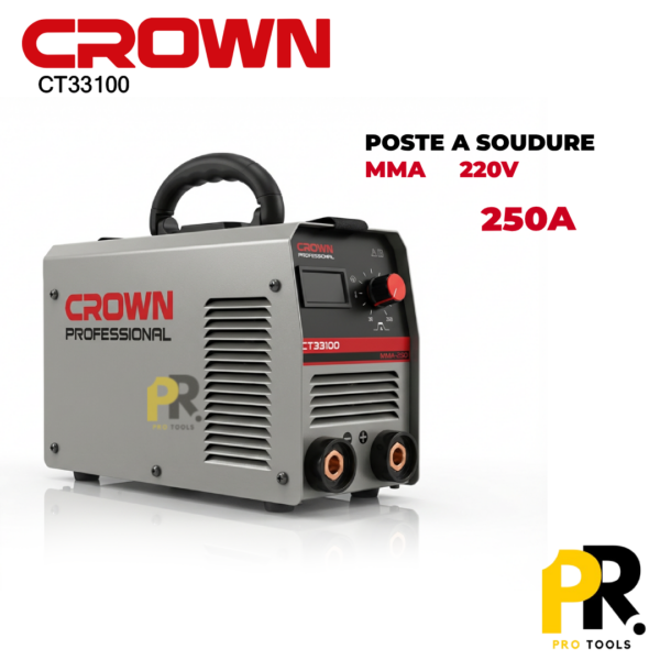 POSTE_SOUDURE_220V_250A_MMA_CROWN___CT33100_1_PROTOOLS.png POSTE SOUDURE 220V 250A MMA CROWN | CT33100 جهاز التلحيم