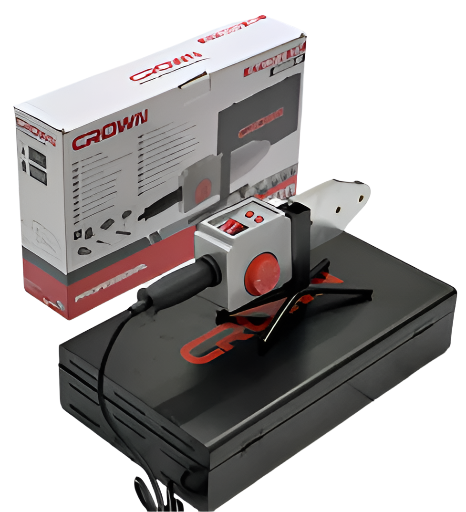 PPR-CROWN-200W-3.png SOUDEUSE TUBE PPR 2000W 20-63MM 0-300C CROWN | CT19029 آلة لحام الأنابيب