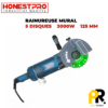 RAINUREUSE MURAL 5 DISQUES 3000W 125MM HONESTPRO | YAE2817 آلة شق الجدران