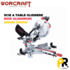 SCIEATABLEGLISSWORCRAFT.png SCIE A TABLE GLISSIERE BOIS ALUMINIUM 255MM 2000W WORCRAFT | MST20-255 الة تقطيع الخشب والالمنيوم
