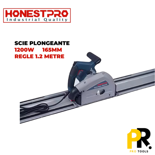 SCIEPLONGEANTE1200WHPRO.png SCIE PLONGEANTE 1200W 165MM HONESTPRO | YAE0839 ر القطع الغاطس لتقطيع الخشب و اليكوبوند