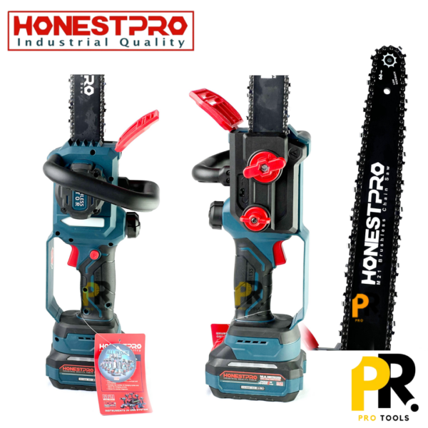 SCIE A CHAINE BATTERIE 12'POUCE 30CM 21V 4.0AH HONESTPRO | YAE2663 منشار الخشب
