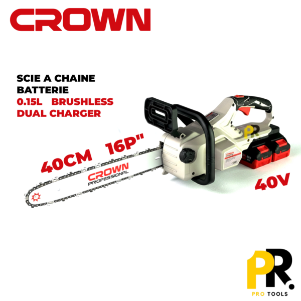 SCIE_A_CHAINE_BATTERIE_16_POUCE_400MM_40V_4.0AH_CROWN___CT29048XS-C4_1_PROTOOLS.png SCIE A CHAINE BATTERIE 16'POUCE 400MM 40V 4.0AH CROWN | CT29048XS-C4 منشار الخشب