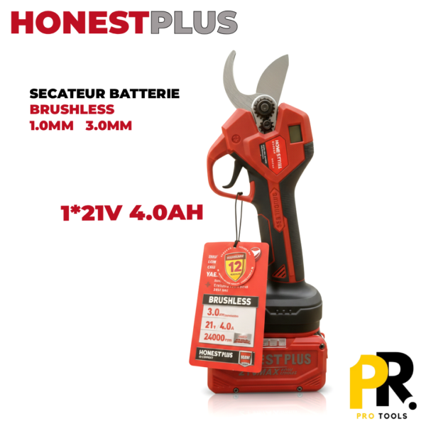 SECATEURBATTERIE21V4.0AHBRUSHLESSHONESTPLUS1PROTOOLS.png SECATEUR BATTERIE 21V 4.0AH BRUSHLESS HONESTPLUS | YAE2691 مقص تقليم لاسلكي