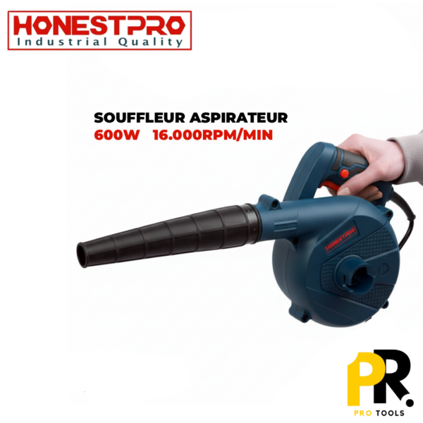 SOUFFLEUR ASPIRATEUR ELECTRIQUE 600W HONESTPRO | YAE2406 منفاخ هواء
