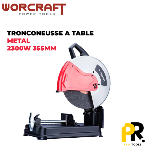 SCIE A TABLE TRONCONNEUSE METAL 2300W 355MM WORCRAFT | CM23-355 الة تقطيع الحديد