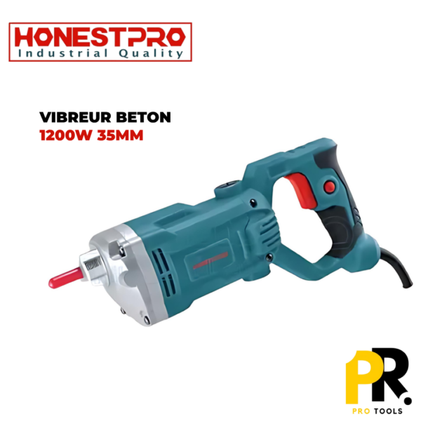 VIBREURBETONHPRO.png VIBREUR BETON ELECTRIC PORTABLE 35MM 1200W HONESTPRO | YAE2845 جهاز هزاز الخرسانة