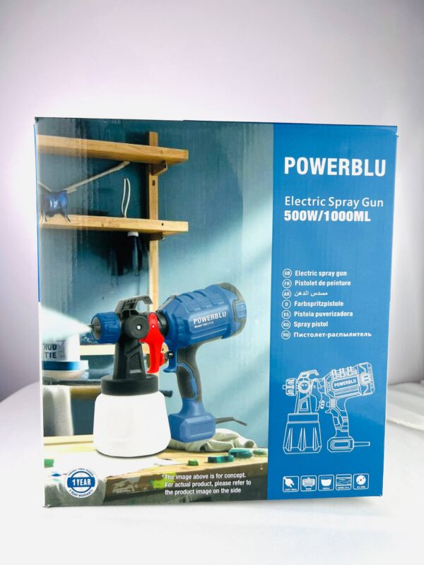 PISTOLET DE PEINTURE ELECTRIQUE 500W 2.0MM POERBLU | YAE1115 جهاز الطلاء الكهربائي