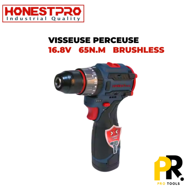 YAE2249.png VISSEUSE PERCEUSE 16.8V 65N.M HONESTPRO | YAE2249 الة فك البراغي