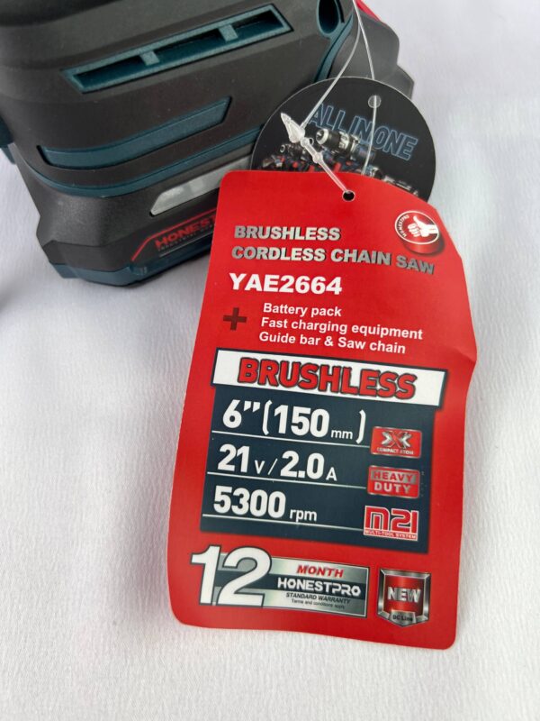 MINI SCIE A CHAINE 6'POUCE 15CM 21V 2.0AH HONESTPRO | YAE2664  منشار الخشب الصغير