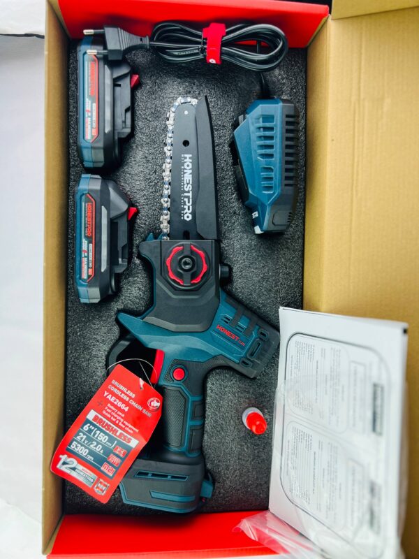 MINI SCIE A CHAINE 6'POUCE 15CM 21V 2.0AH HONESTPRO | YAE2664  منشار الخشب الصغير