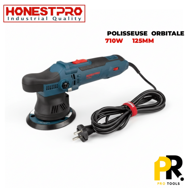PONCEUSE POLISSEUSE ORBITALE 710W 125MM HONESTPRO | YAE4608 آلة تلميع كهربائية