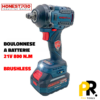 BOULONNEUSE CLE A CHOC BATTERIE 21V 800N.M HONESTPRO | YAE6113  آلة فك البراغي ببطارية