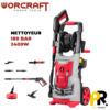 net_worcraft_180bar.png NETTOYEUR HAUTE PRESSION 180BAR 2400W WORCRAFT | HC24-120 جهاز التنظيف بالضغط العالي