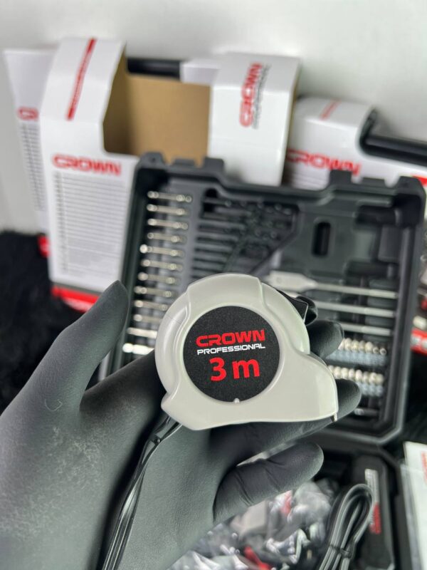 KIT VISSEUSE PERCEUSE 20V 2.0AH 50PCS CROWN | CT21102H-2-50 علبة أدوات