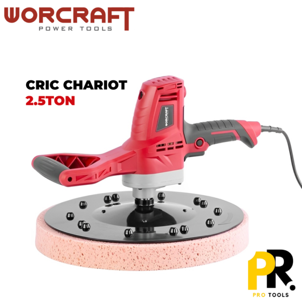 ponceusebetonworcraft.png PONCEUSE CLOISON 390MM 110RPM 710W WORCRAFT | ARC-1130525 آلة صنفرة الجدران