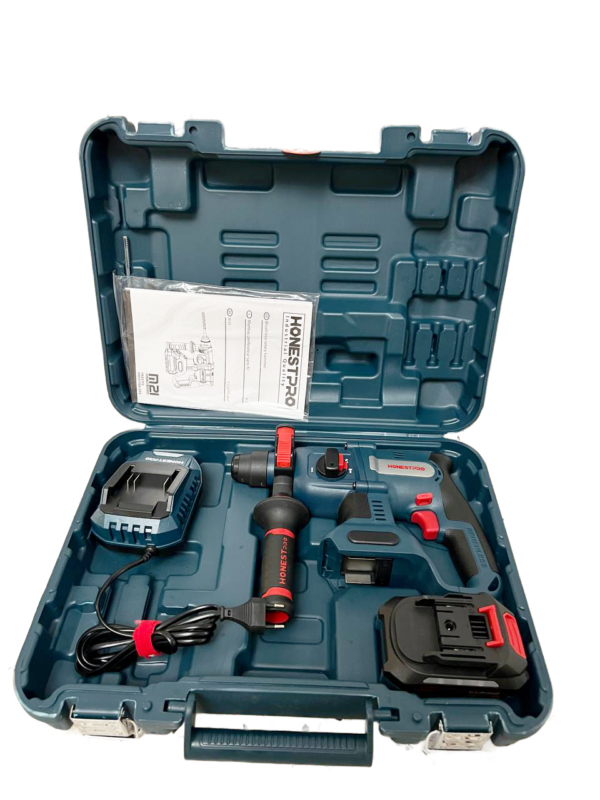 yae6116-bmc-2.png MARTEAU PERFORATEUR A BATTERIE 21V BRUSHLESS HONESTPRO | YAE6116 مطرقة ثقب وحفر لاسلكية